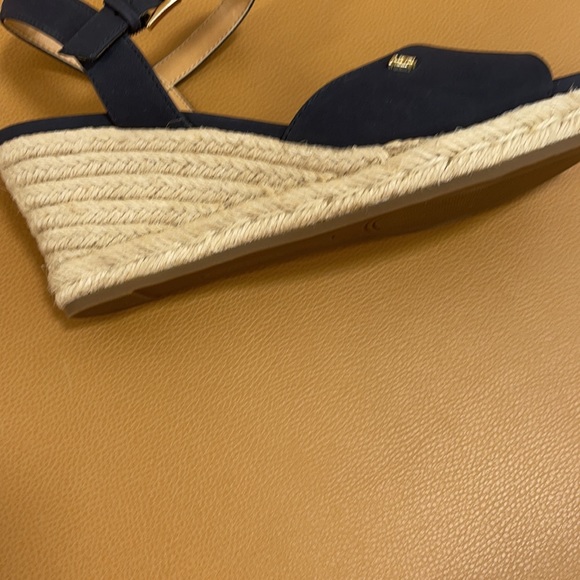 Tommy Hilfiger TWGallie-M Dark Blue Wedge Sandals - Picture 6 of 7